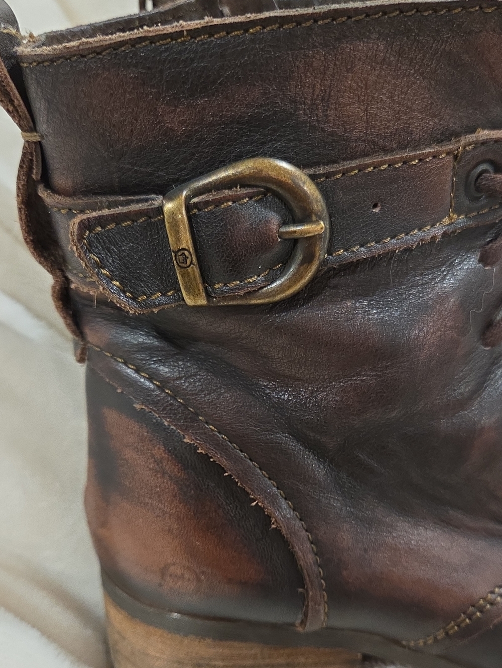 Born Leather Lace-Up Ankle Boots - Picture 2 of 10